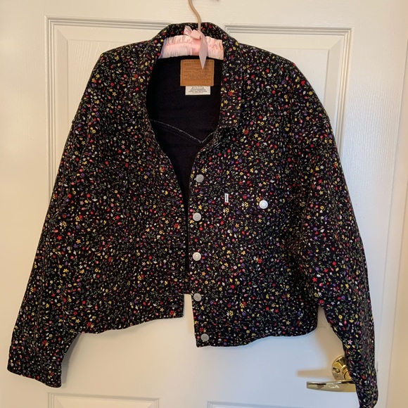 Levi's Jackets & Blazers - Levi's Floral Denim Jacket